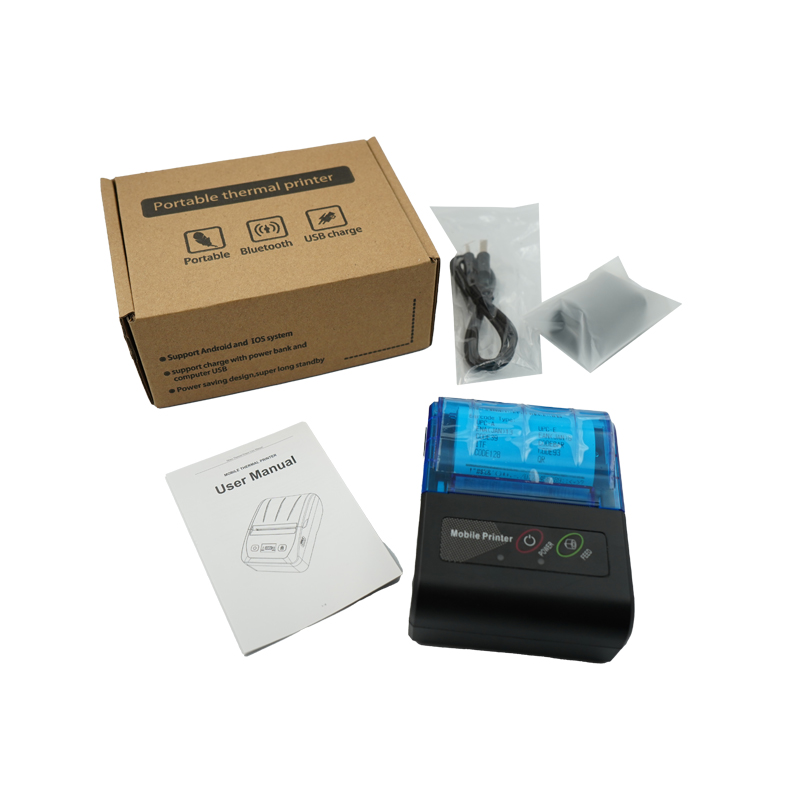 Bluetooth kannettava lämpötulostin